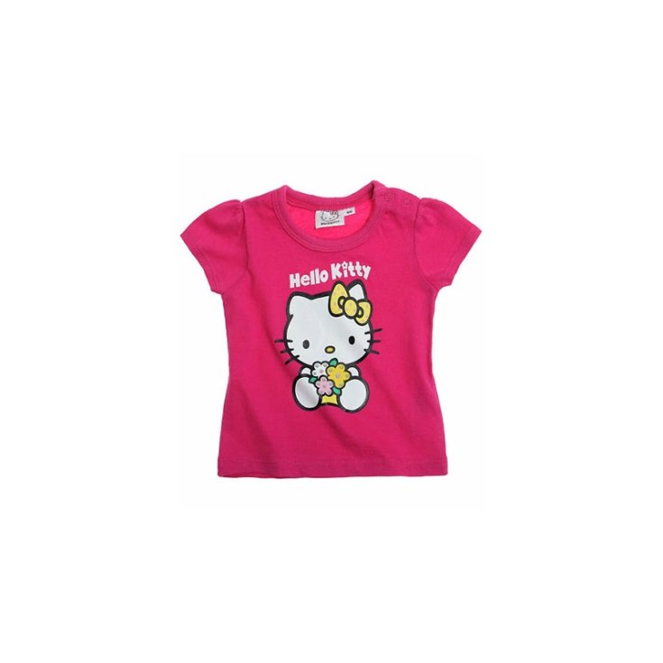 T-shirt gestrickt baby mädchen Hello Kitty fuchsia 6 m