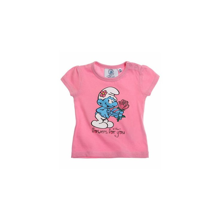 Baby Mädchen T-Shirt Die Schlümpfe Schlumpf 6 m