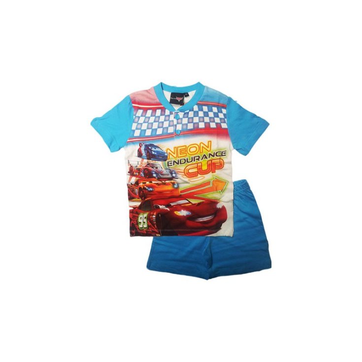 Disney Cars 4A Kurzarm-T-Shirt-Pyjama für Jungen