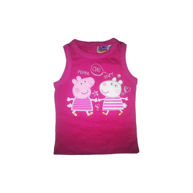 Peppa Pig Fuchsia 24 m Baby Mädchen ärmelloses T-Shirt T-Shirt