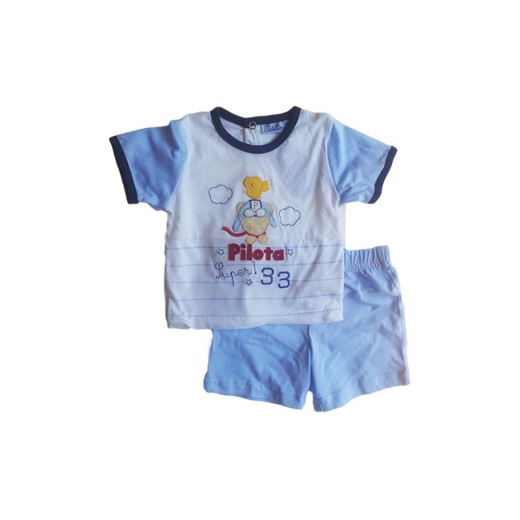 T-Shirt-Shorts-Set für neugeborenes Baby Bidibimbo 3 - 6 m