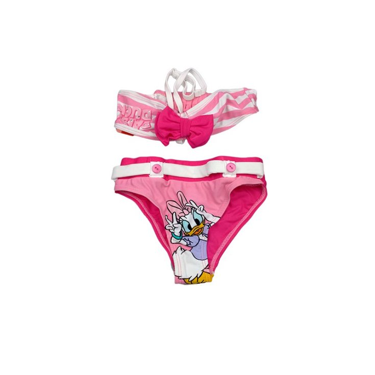 Rosa Disney Daisy Duck 2-teiliger Baby-Badeanzug 4A