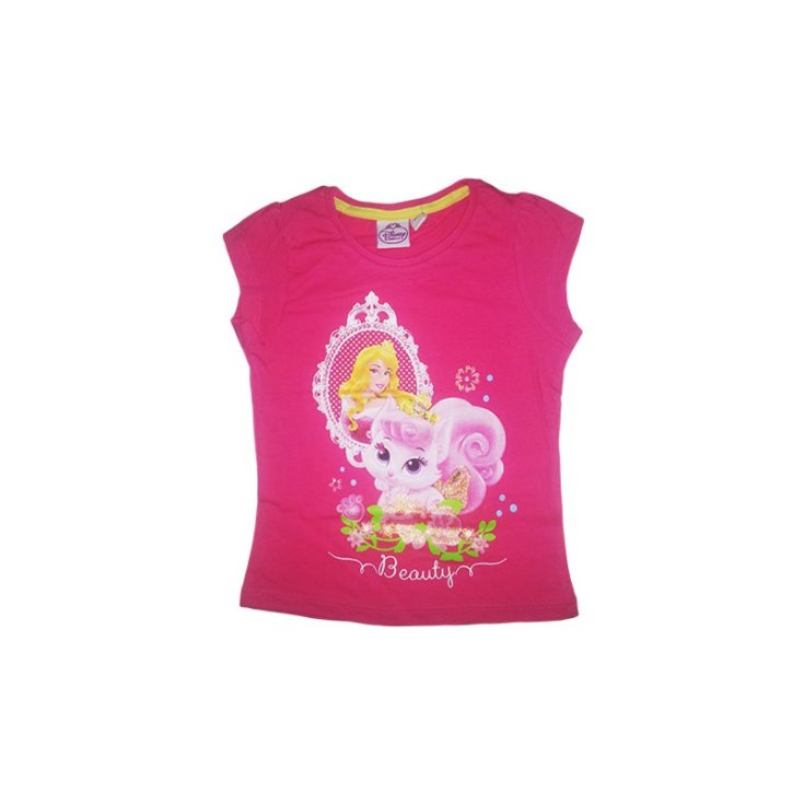 T-shirt gestrickt baby mädchen Disney Prinzessinnen fuchsia 5A