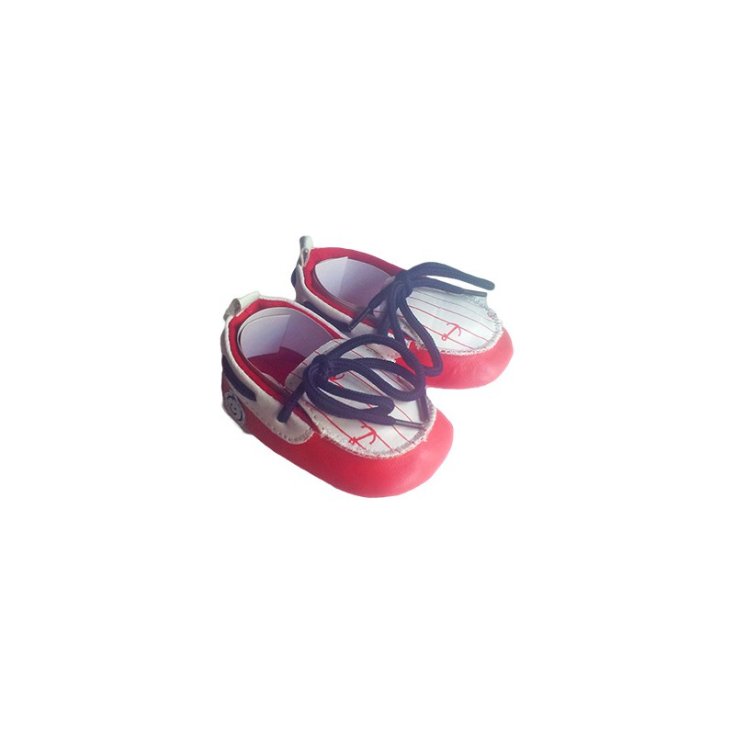 Pastell Baby Jungen Mokassin Schuh rot 16