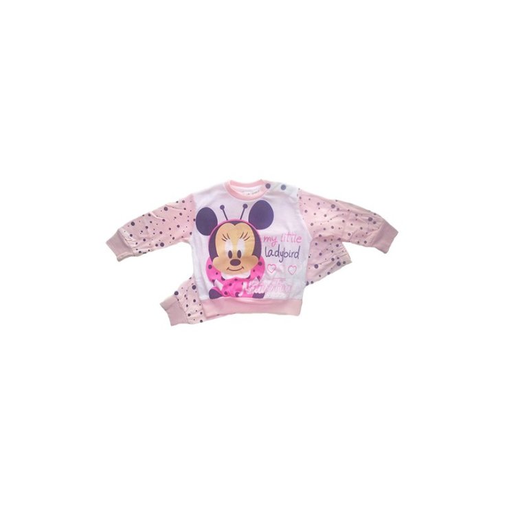 Pyjama stricken T-Shirt Hose neugeborenes Disney Baby Minnie rosa 12 m