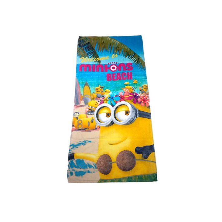 Strandtuch Baby Mädchen Frottee Minions TU