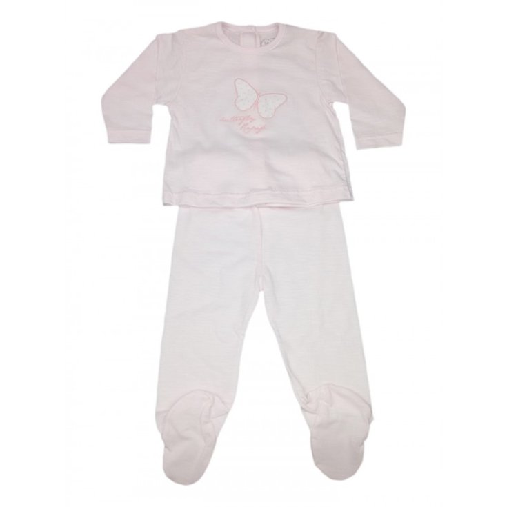 Rapife rosa Baby Mädchen T-Shirt und Gamasche 2er Set 1 m