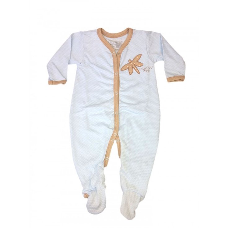 Rapife Baby Junge Baumwolle Strampler himmelblau 1 m