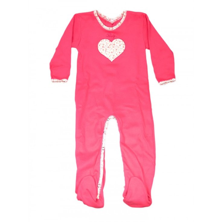 Baby Mädchen Strampler aus Baumwolle Rapife Fuchsia Fantasy 18 m