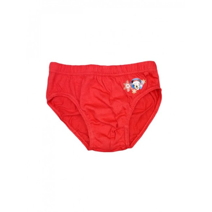 Slip Weihnachtsslip Baby Junge Disney Mickey rot 4-5 Jahre