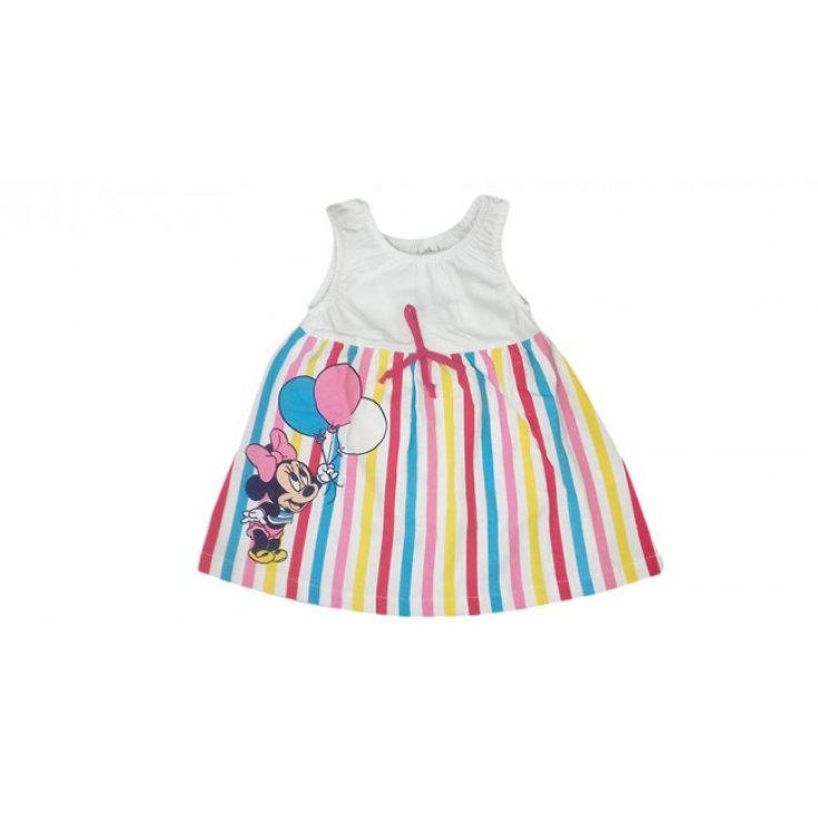 Disney Baby Minnie weiß Baby Mädchen Kleid Kleid ausgefallene Farben 18 m