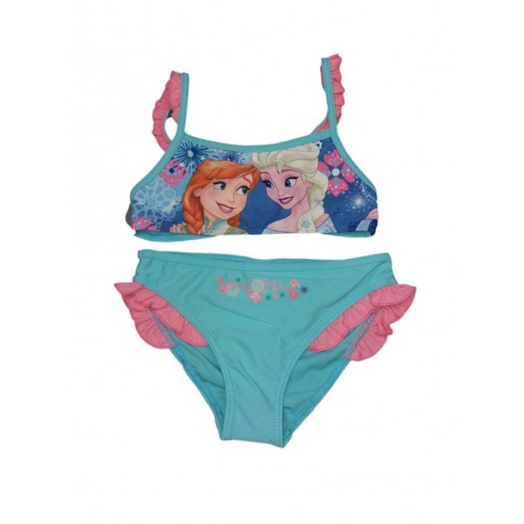 Disney Frozen 2-teiliger Badeanzug Bikini Baby Mädchen türkis 6A