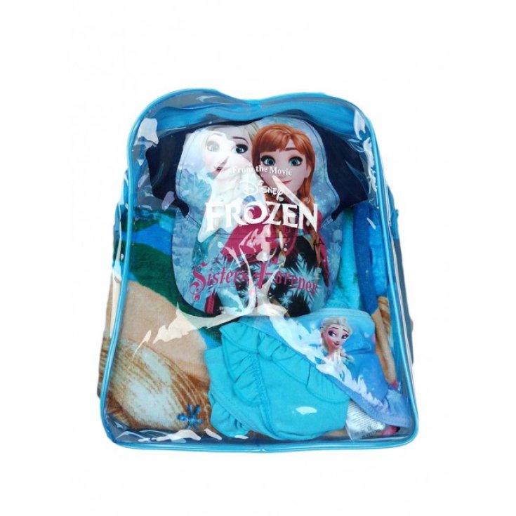 Strandset, Rucksack, Handtuch, Mütze, Bademode, Slips, Badeanzug, Baby Girl, Disney Frozen, Türkis 6A