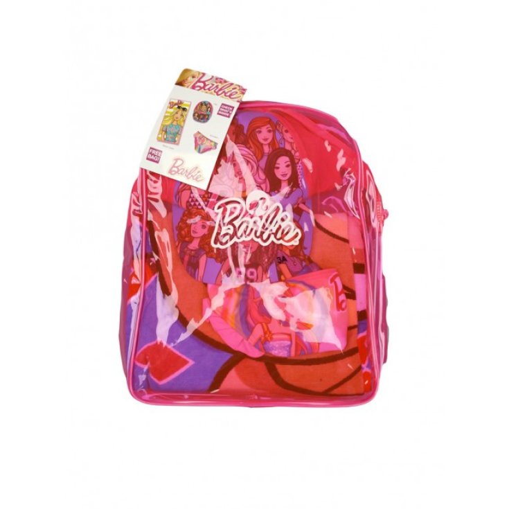 Strandset, Rucksack, Handtuch, Mütze, Badeanzug, Slip, Badeanzug, Mädchen Barbie 3A