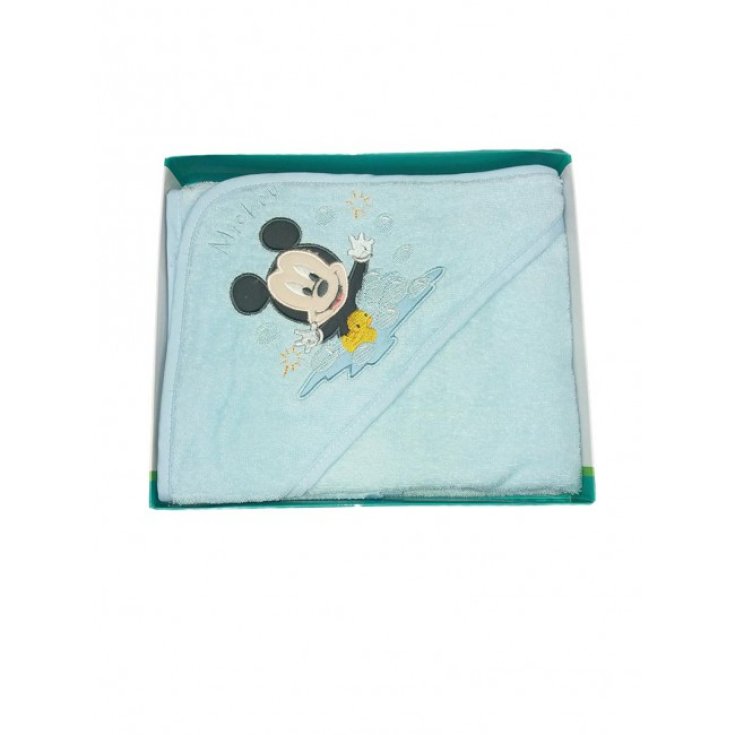 Bademantel Dreieck Baby Boy Mickey Disney Schwamm Baby White Sky TU