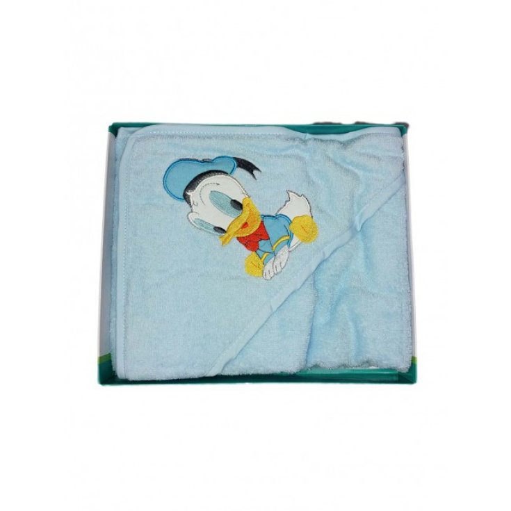 Bademantel Dreieck Baby Neugeborenes Schwamm Donald Duck Disney Baby Sky TU