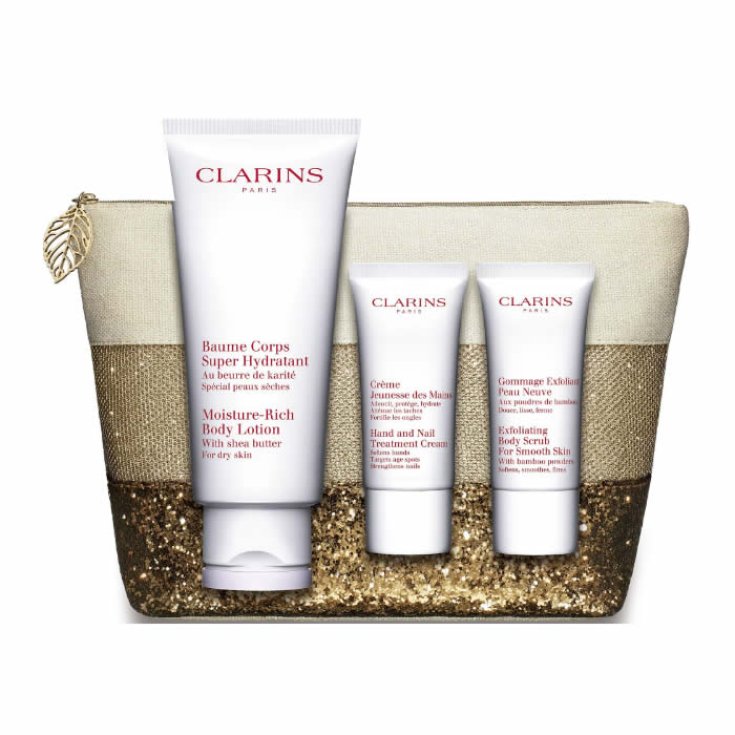 Clarins Super Moisturizing Body Cream 200ml Set 4 Teile 2017