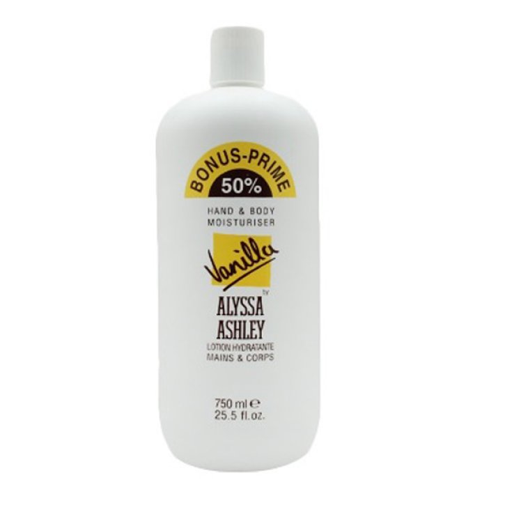 Alyssa Ashley Vanilla Hand- und Körperfeuchtigkeitscreme 750 ml
