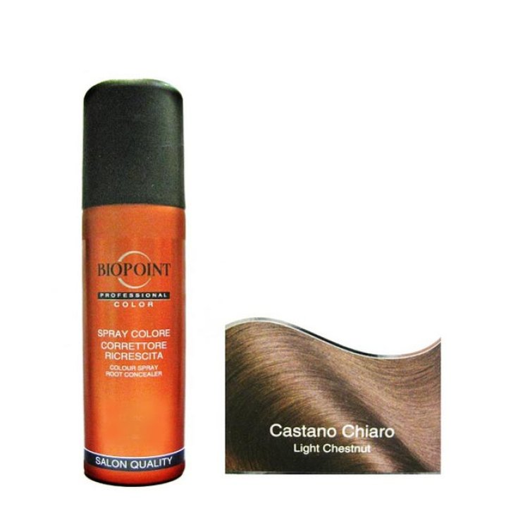 Biopoint Light Brown Regrowth Corrector Farbspray 75 ml