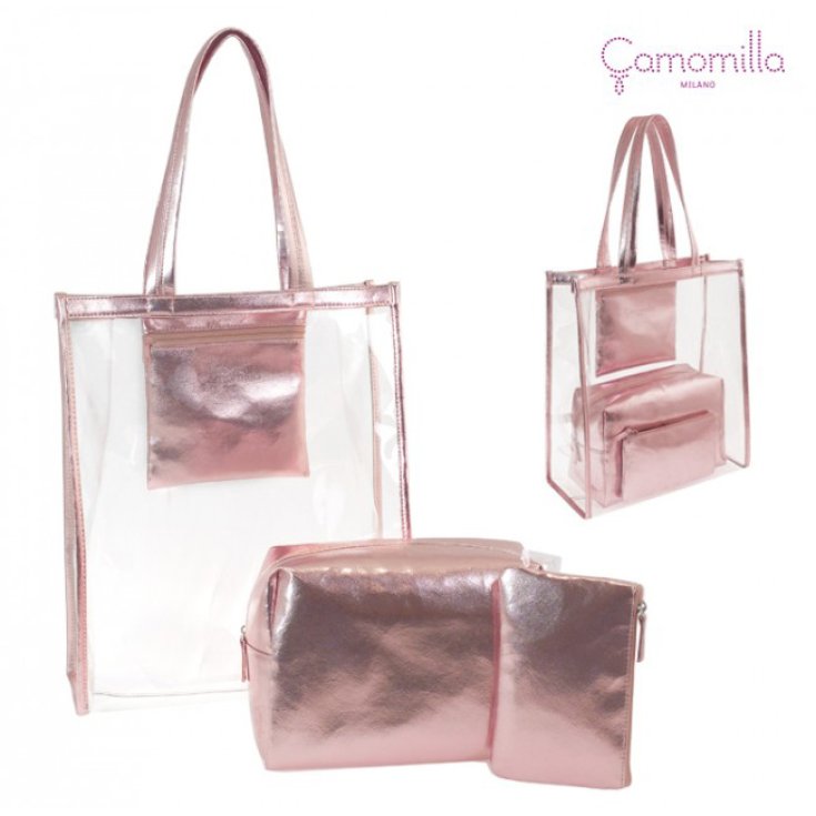 Tasche Set Camomilla Rosa Metall Ref. 06606