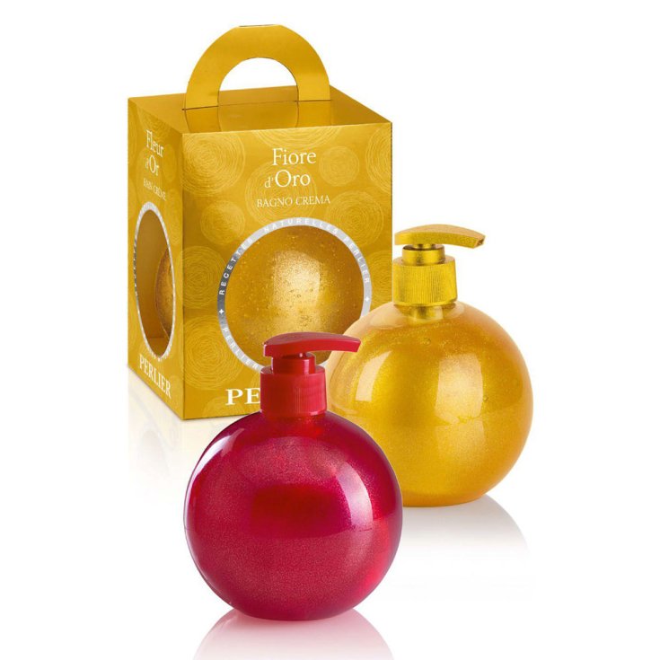 Box 2018 Perlier Weihnachtskugel Fiore D Oro Ref. 6334