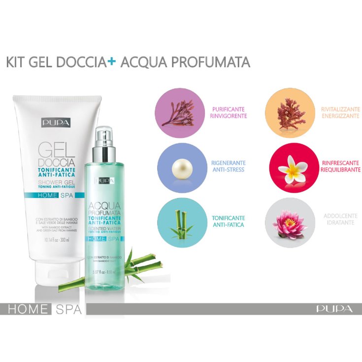 Box 2018 Pupa Home SPA Kit 3 Erfrischendes Rebalancing