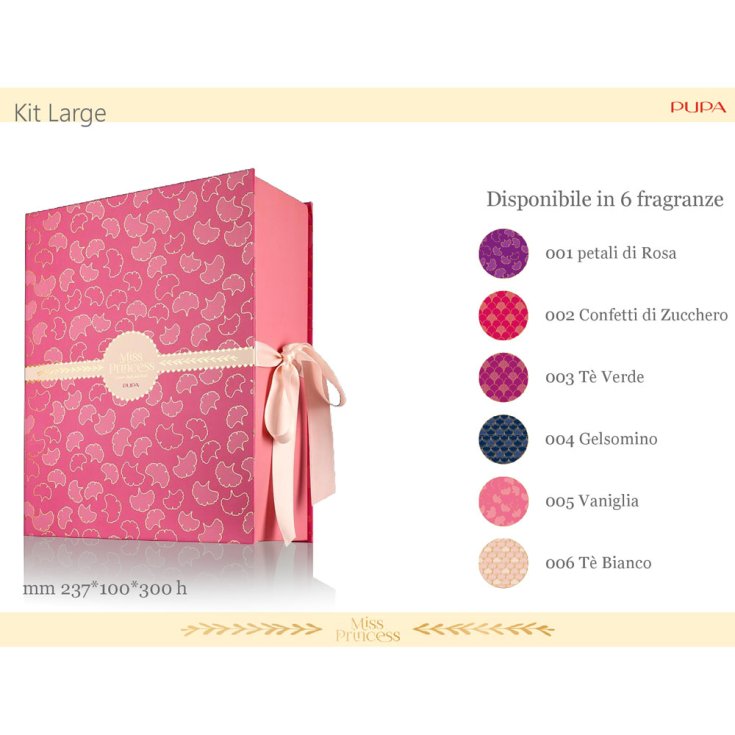 Box 2018 Puppe Miss Princess Large n. 001 Rosenblätter