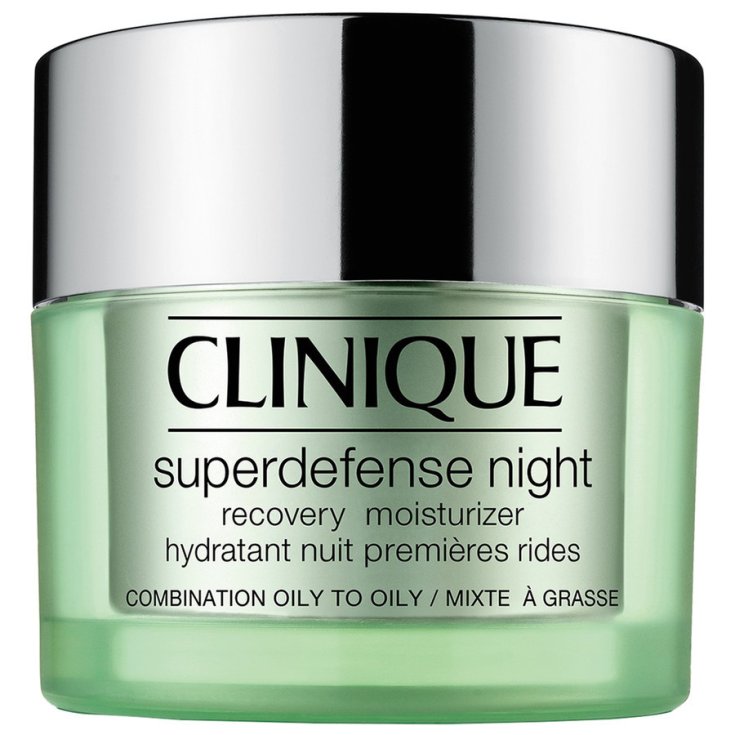 Clinique Superdefense Night 50 ml für fettige bis fettige Hauttypen 3, 4