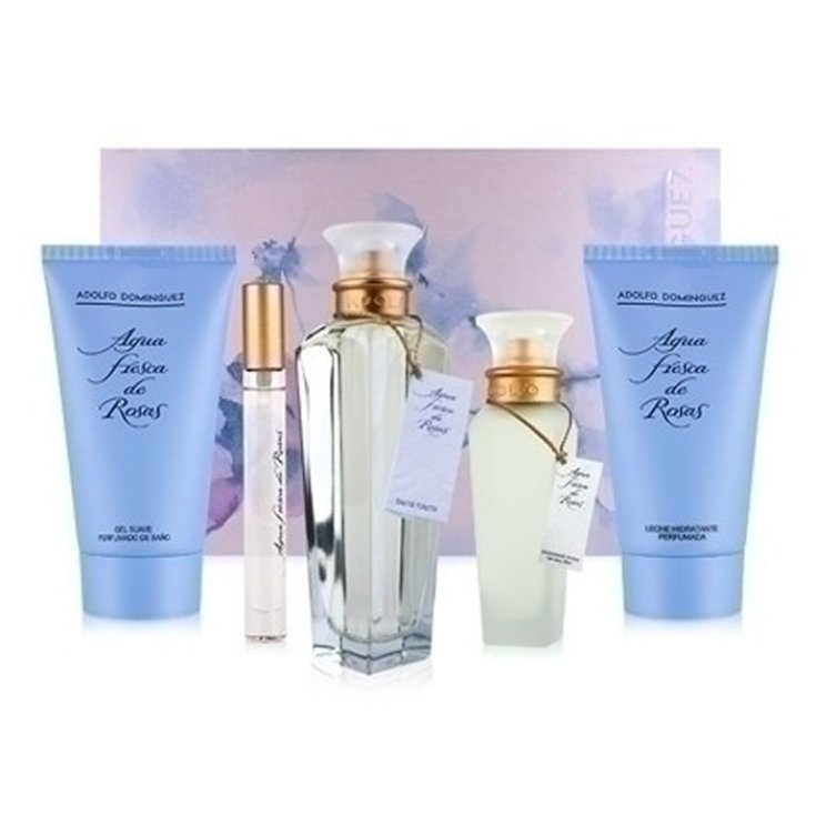 Adolfo Dominguez Agua De Rosas Ad Eau De Toilette Spray 120 ml Set 5 Teile 2017