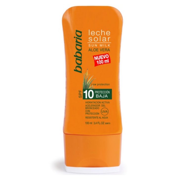 Babaria Aloe Vera Sonnenmilch Spf10 100ml