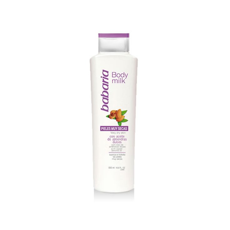 Babaria Süßmandel-Körpermilch für sehr trockene Haut 500 ml