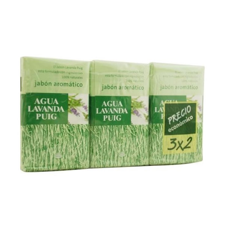 Agua Lavanda Puig Aromatisches Toilettenseifen-Set