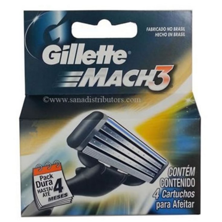 * GILLETTE MACH 3 KLINGEN X 4 ST