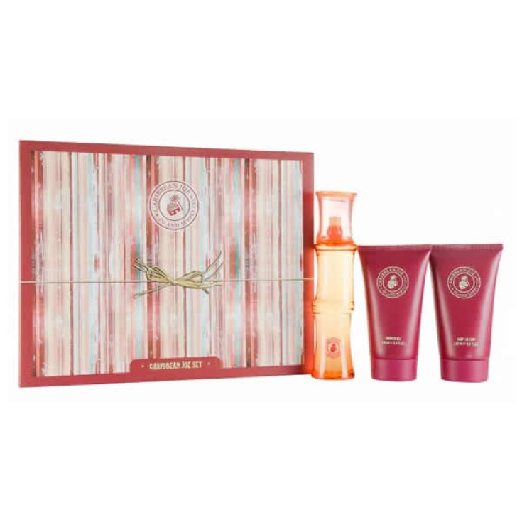 Caribbean Joe For Girl Eau de Toilette Spray 100 ml Set 3 Teile