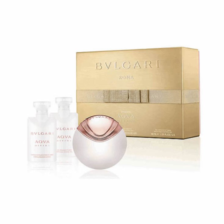 Bvlgari Aqua Divina Eau de Toilette Spray 40ml Set 3 Teile
