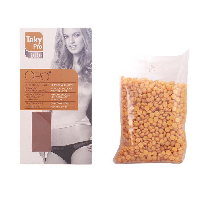 Taky Pro Gold Perlas de Cera Profesional 200g