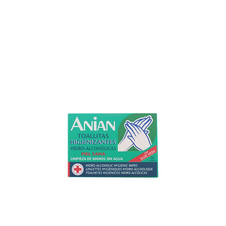 Anian Hidro Alkoholische Hygienetücher 10 Einheiten