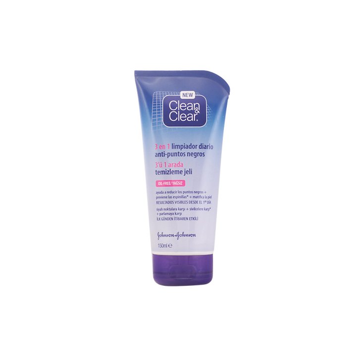 Clean & Clear 3 in 1 Reinigungsgel Puntos Negros 150ml