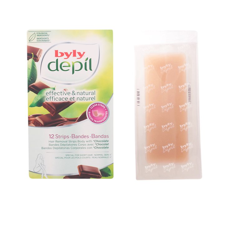 Byly Depil Chocolate Body Wax Strips 12 Einheiten