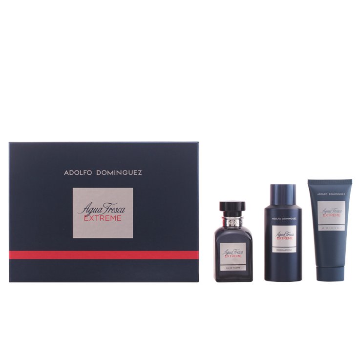 Adolfo Dominguez Agua Fresca Extreme Eau de Toilette Spray 120ml Set 3 Teile 2017