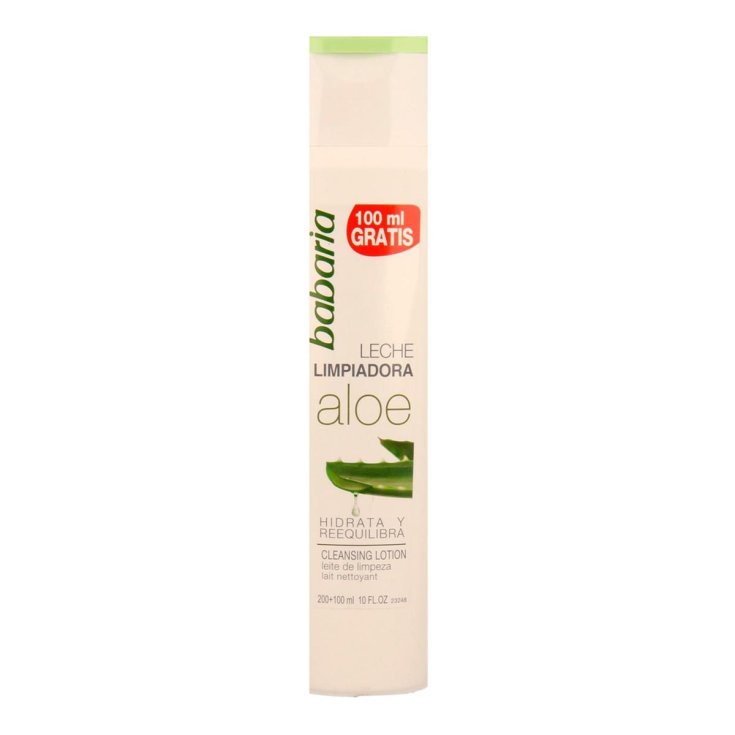 Babaria Aloe Vera Reinigungslotion 200 ml + 100 ml Gratis