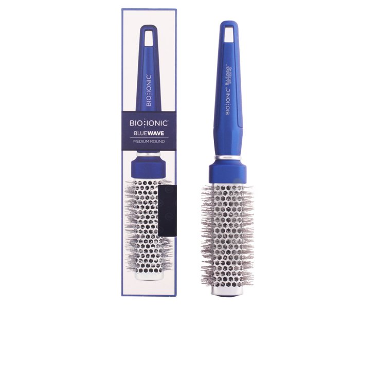 Bio Ionic Bluewave Mittlere runde Pflegebürste