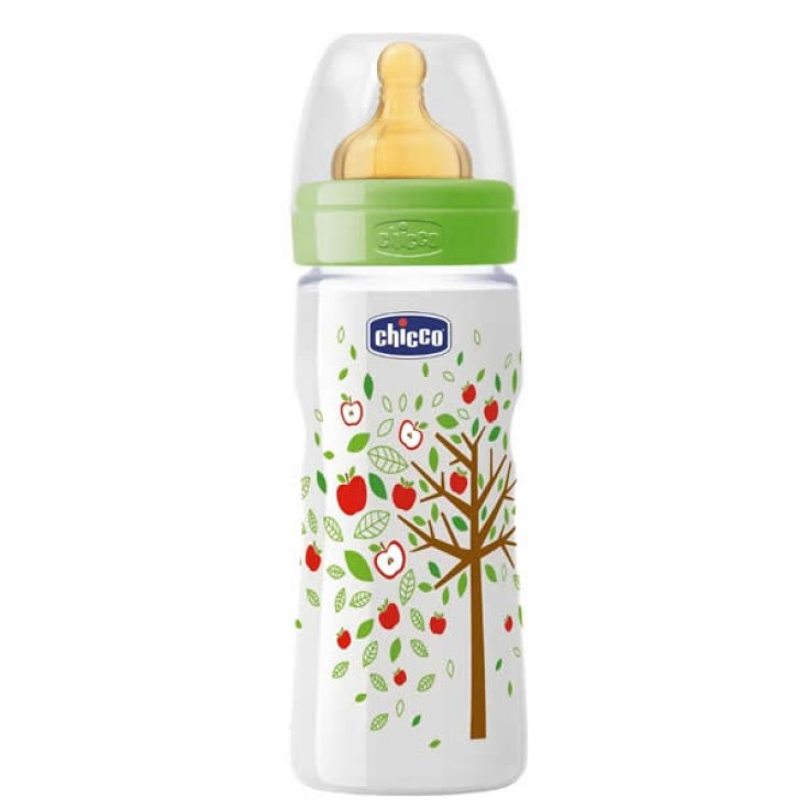 Chicco Well-Being Biberón Caucho Pp Flujo Rápido Verde 4m 330ml