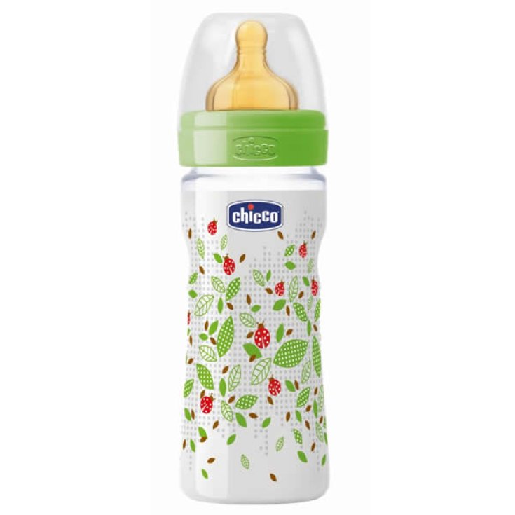 Chicco Well-Being Babyflasche Gummi PP Medium Flow 2m + 250ml