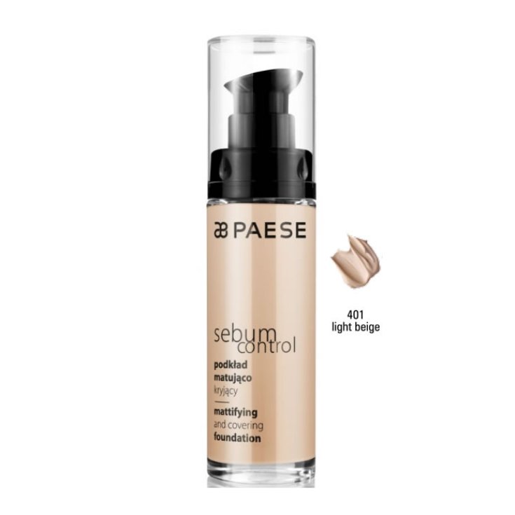 Country Sebum Control Mattierende und deckende Foundation 401 Hellbeige