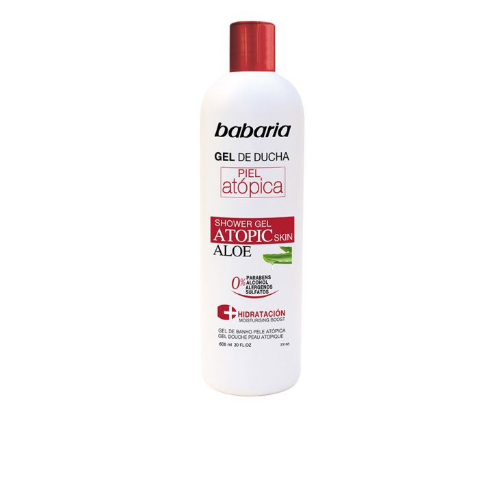 Babaria Aloe Vera Duschgel für atopische Haut 0% 600ml