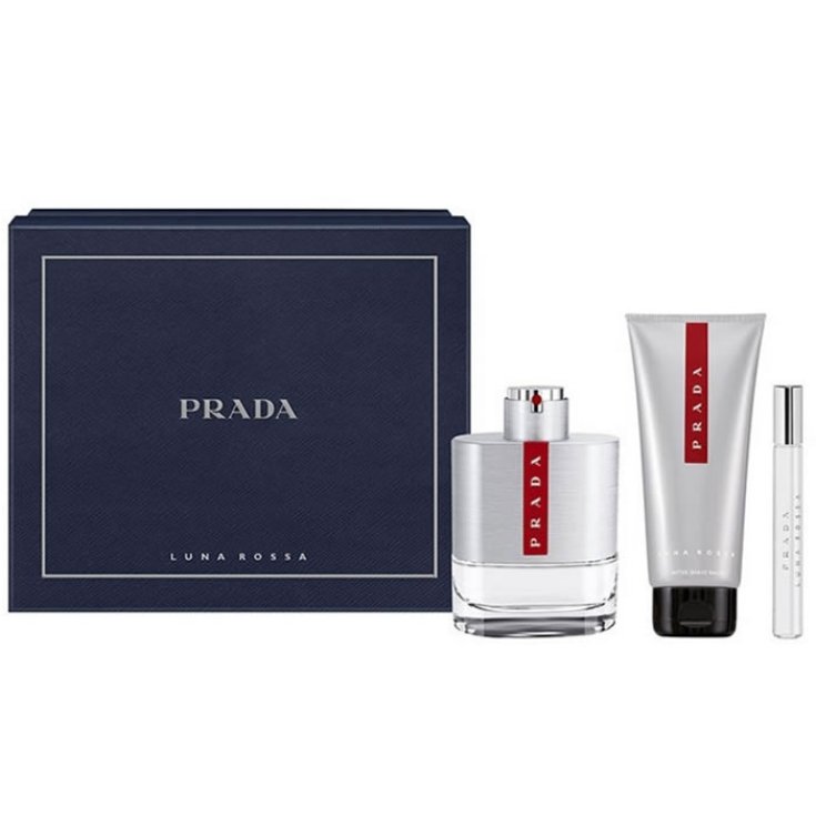 Prada Luna Rossa Eau de Toilette Spray 100ml Set 3 Teile 2017