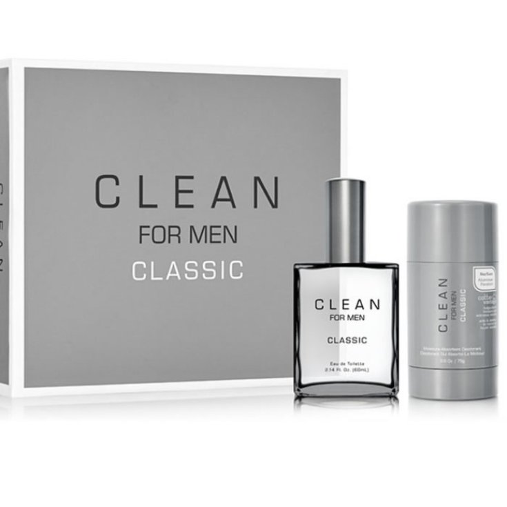 Clean For Men Classic Eau de Toilette Spray 60ml Set 2 Teile 2017