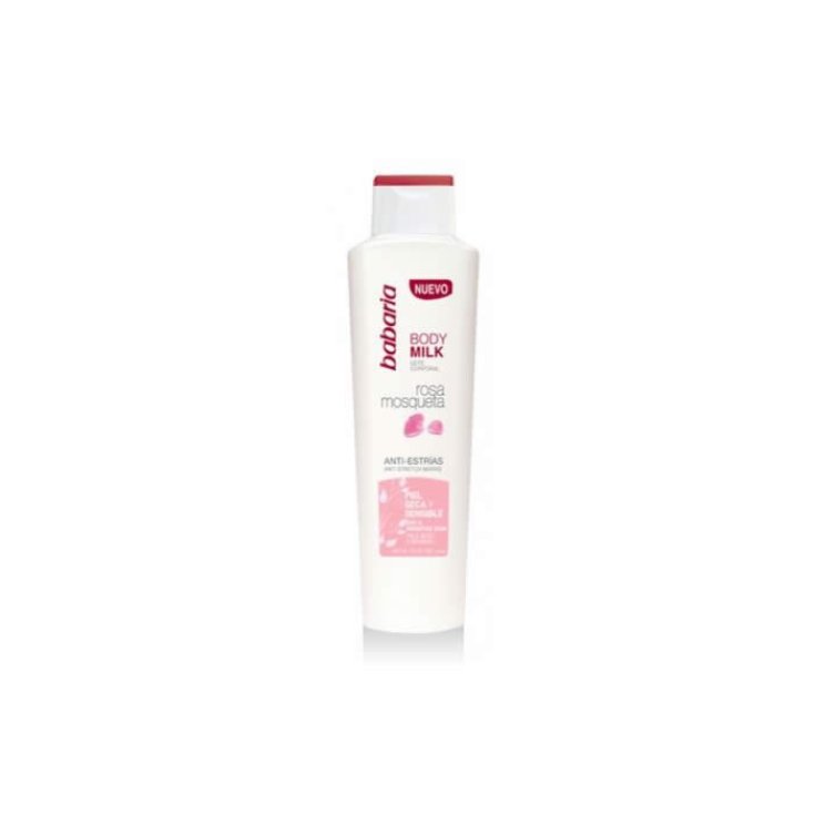Babaria Hagebutten-Körpermilch gegen Dehnungsstreifen 400ml