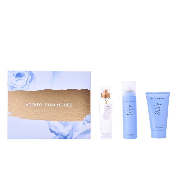 Adolfo Dominguez Agua Fresca De Rosas Eau de Toilette Spray 120ml Set 3 Teile 2017